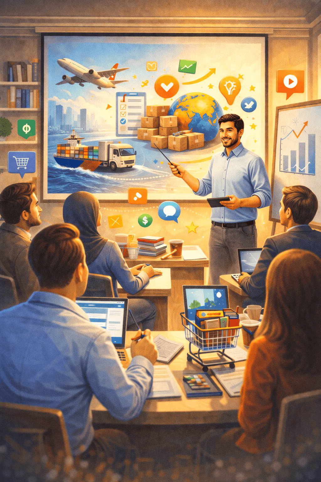 التسويق للدورات التكوينية حول الاستيراد المصغّر